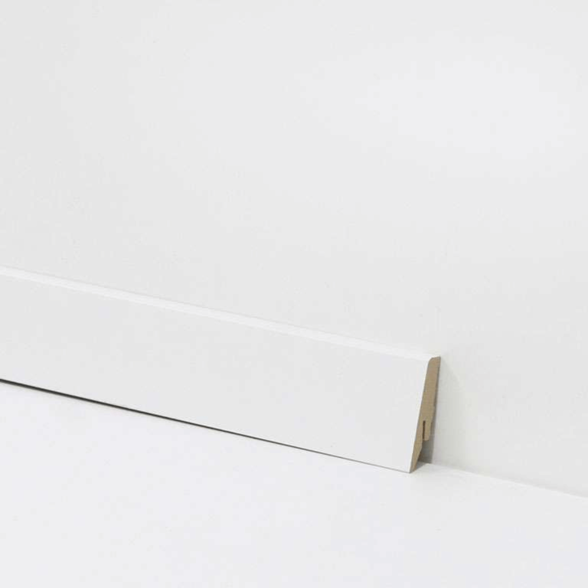 MDF-Sockelleiste - Weiß - 18 x 58 x 2400 mm