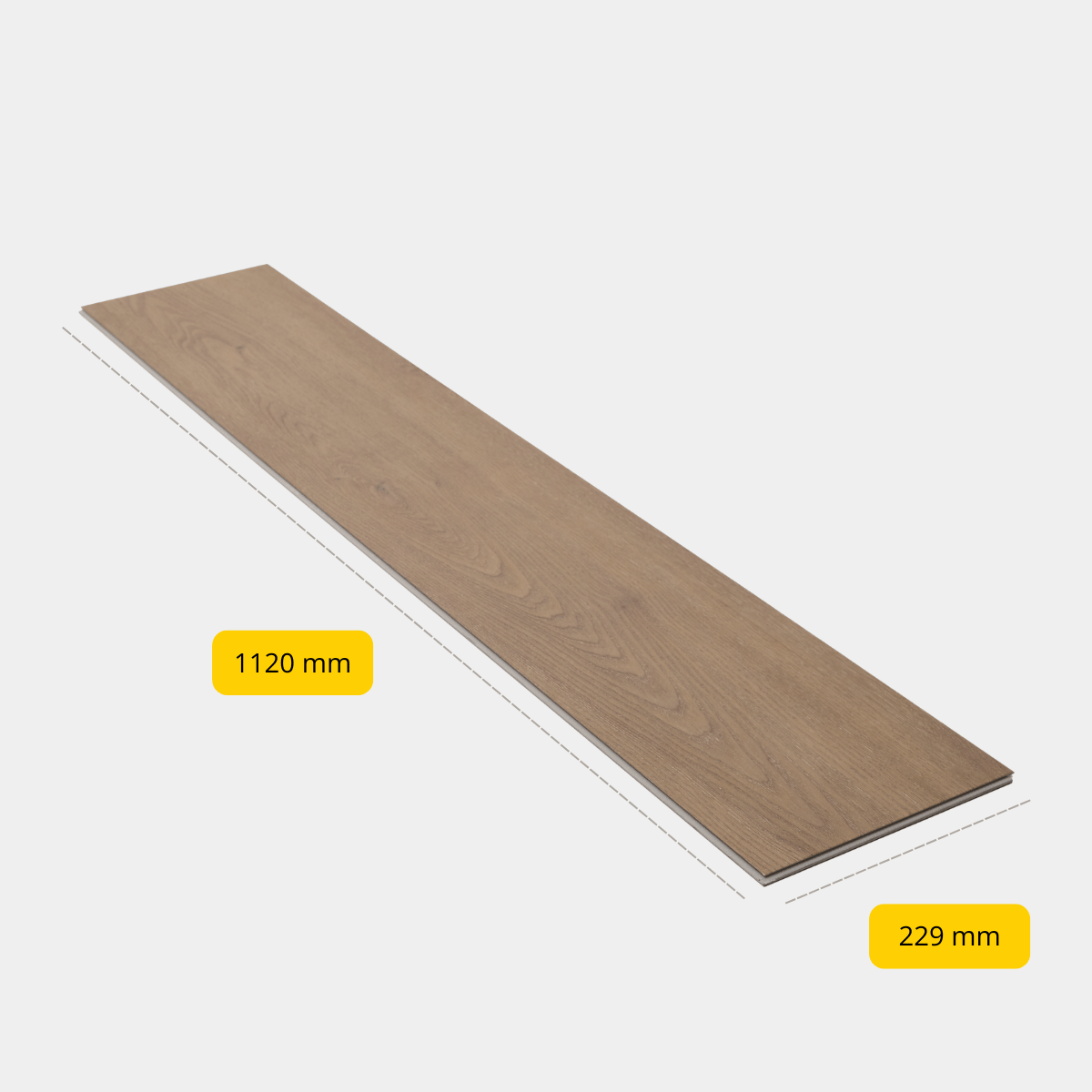 CHECK - Klick PVC mit integrierter Unterlage - Boxbach Eiche - Extrabreit