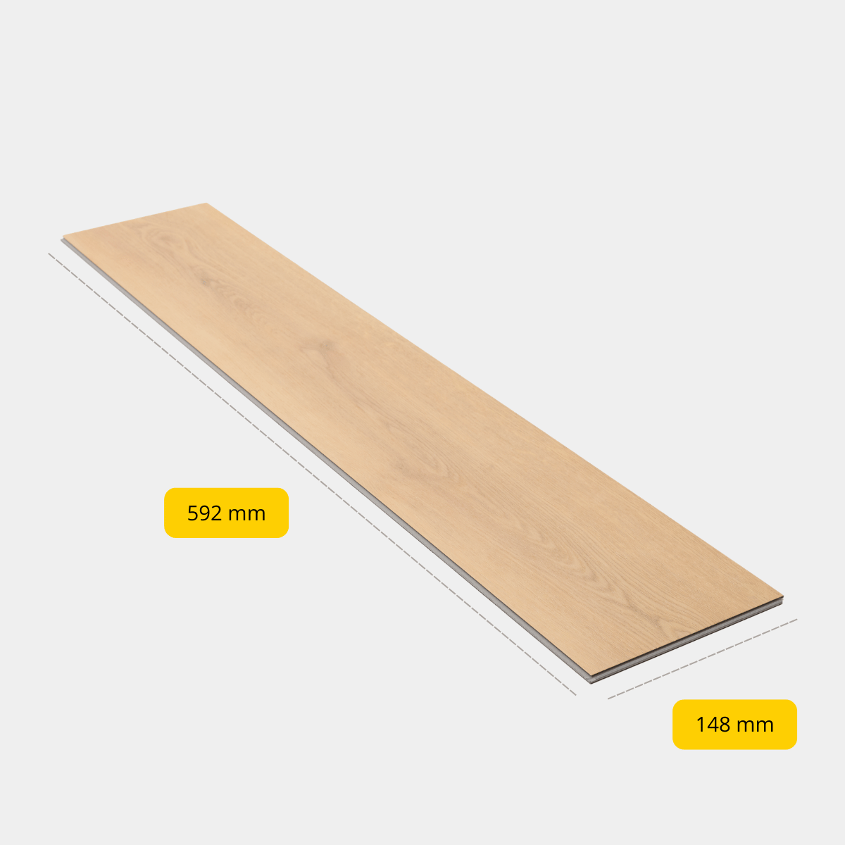 CHECK - Klick PVC mit integrierter Unterlage - Burbach Eiche - Fischgrät