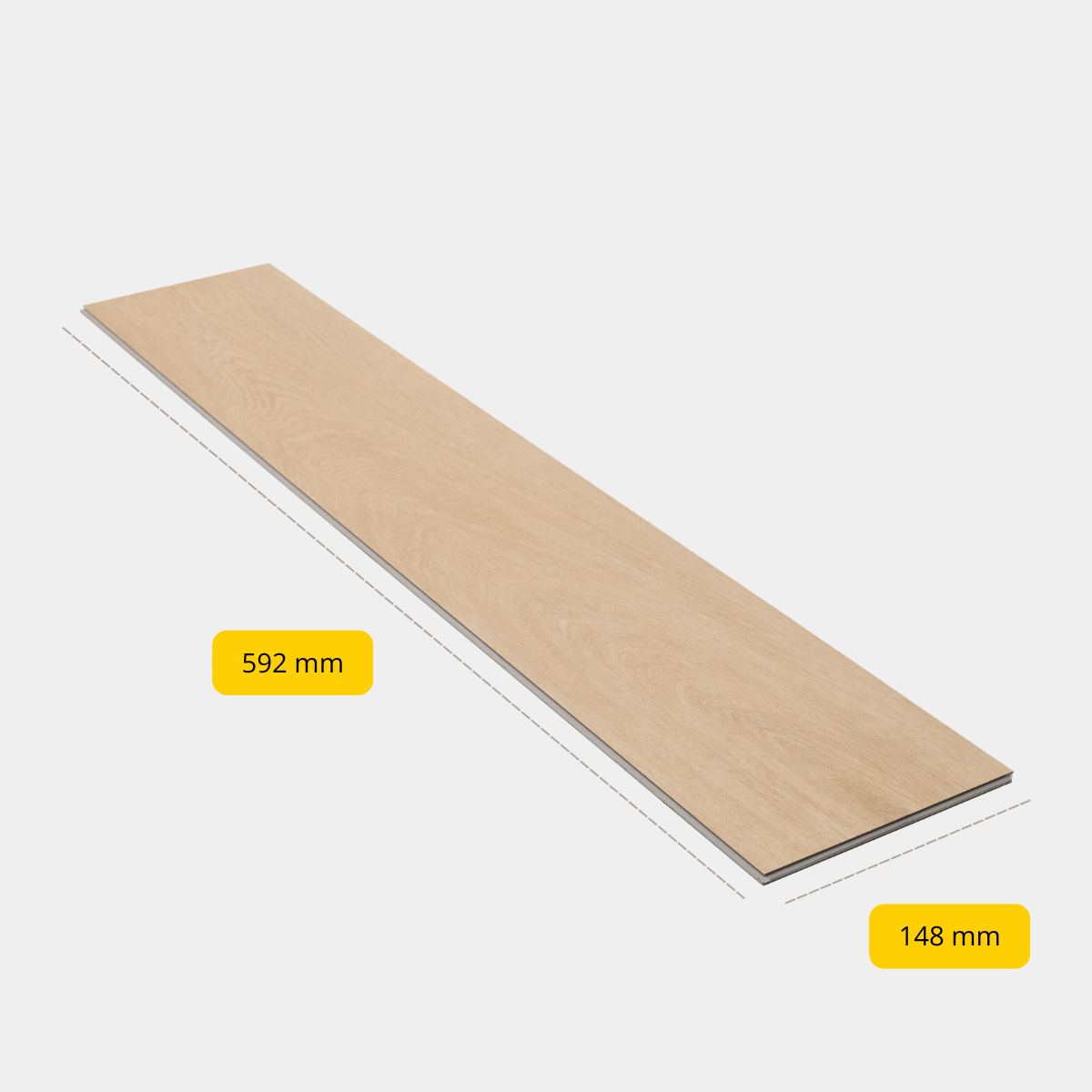 CHECK - Klick PVC mit integrierter Unterlage - Prenzlauer Eiche - Fischgrät