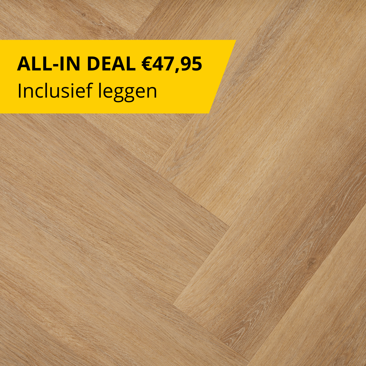 CHECK - Klick-PVC mit integrierter Unterlage - Alteno Eiche - Fischgrät