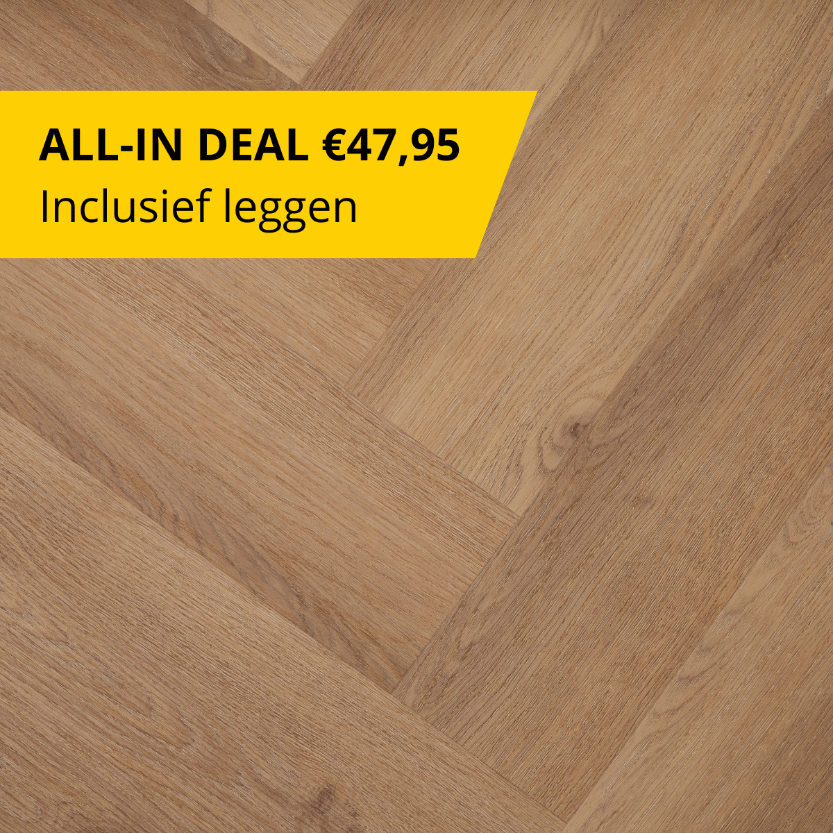 CHECK - Klick PVC mit integrierter Unterlage - Altenwald Eiche - Fischgrät