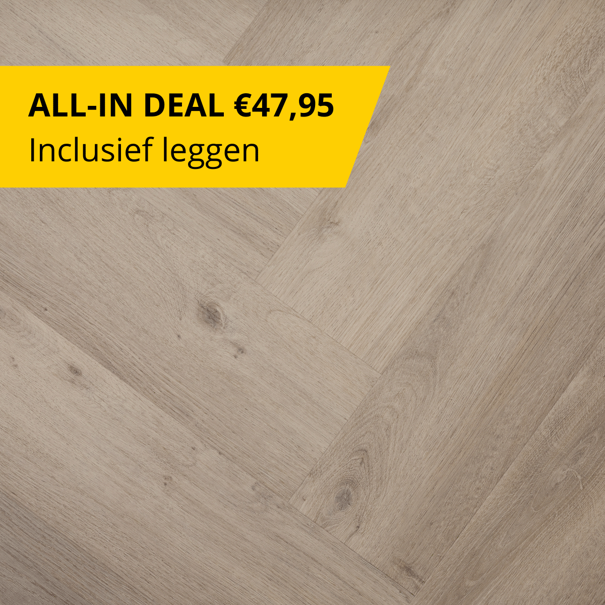 CHECK - Klick PVC mit integrierter Unterlage - Lausitzer Eiche - Fischgrät