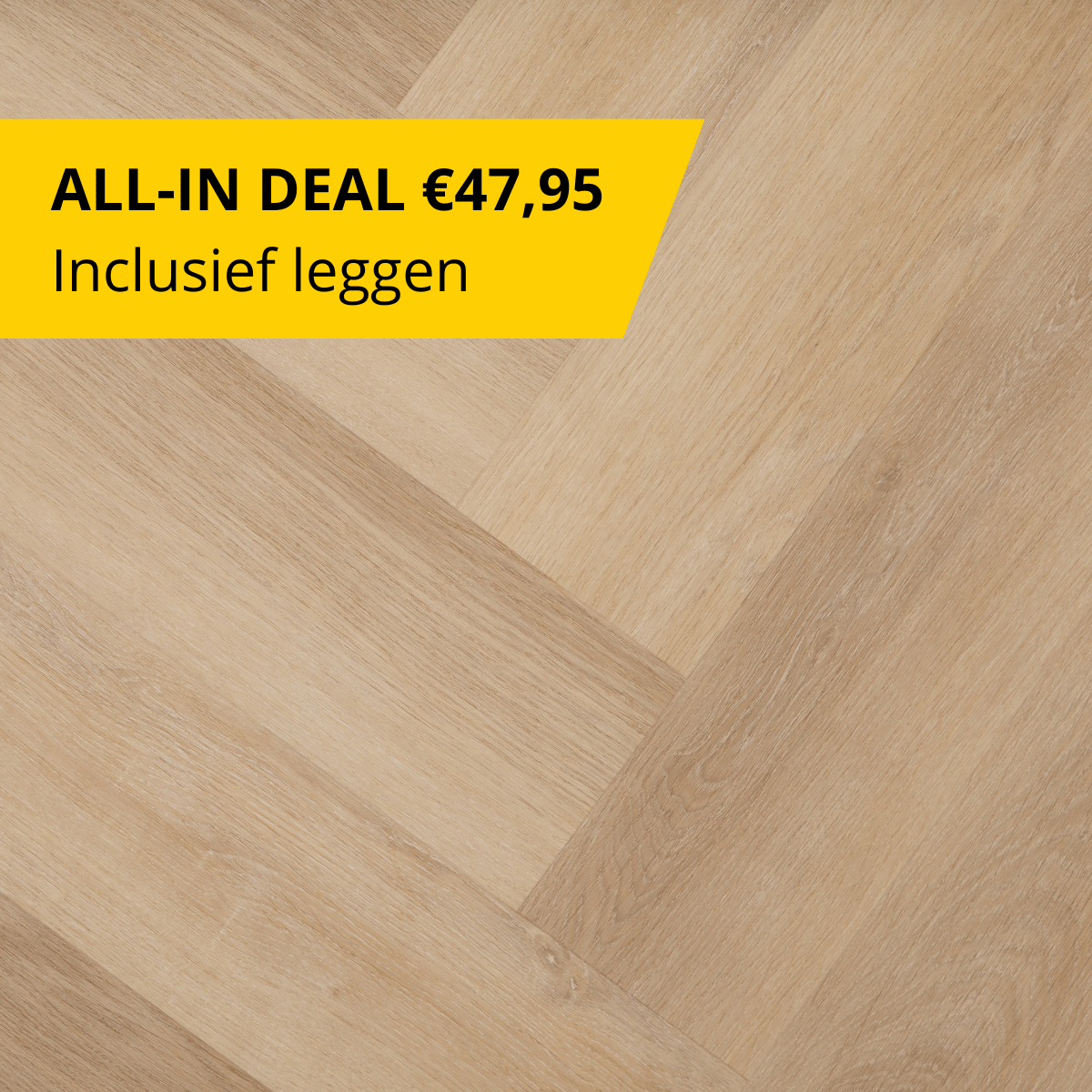 CHECK - Klick PVC mit integrierter Unterlage - Prenzlauer Eiche - Fischgrät